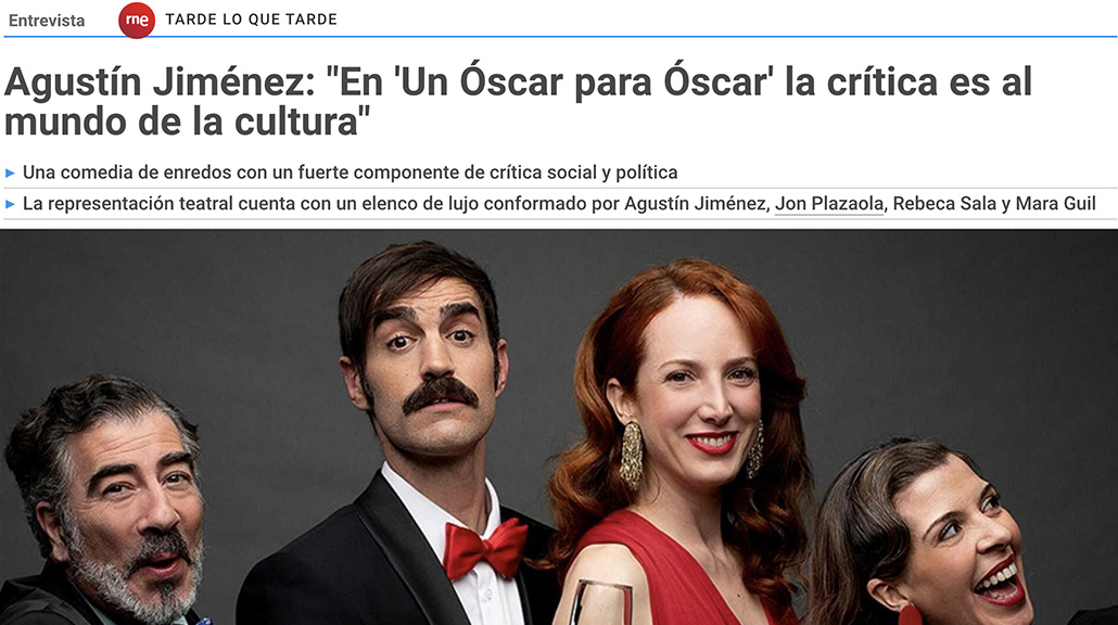 Entrevista en rtve Un Oscar para Óscar